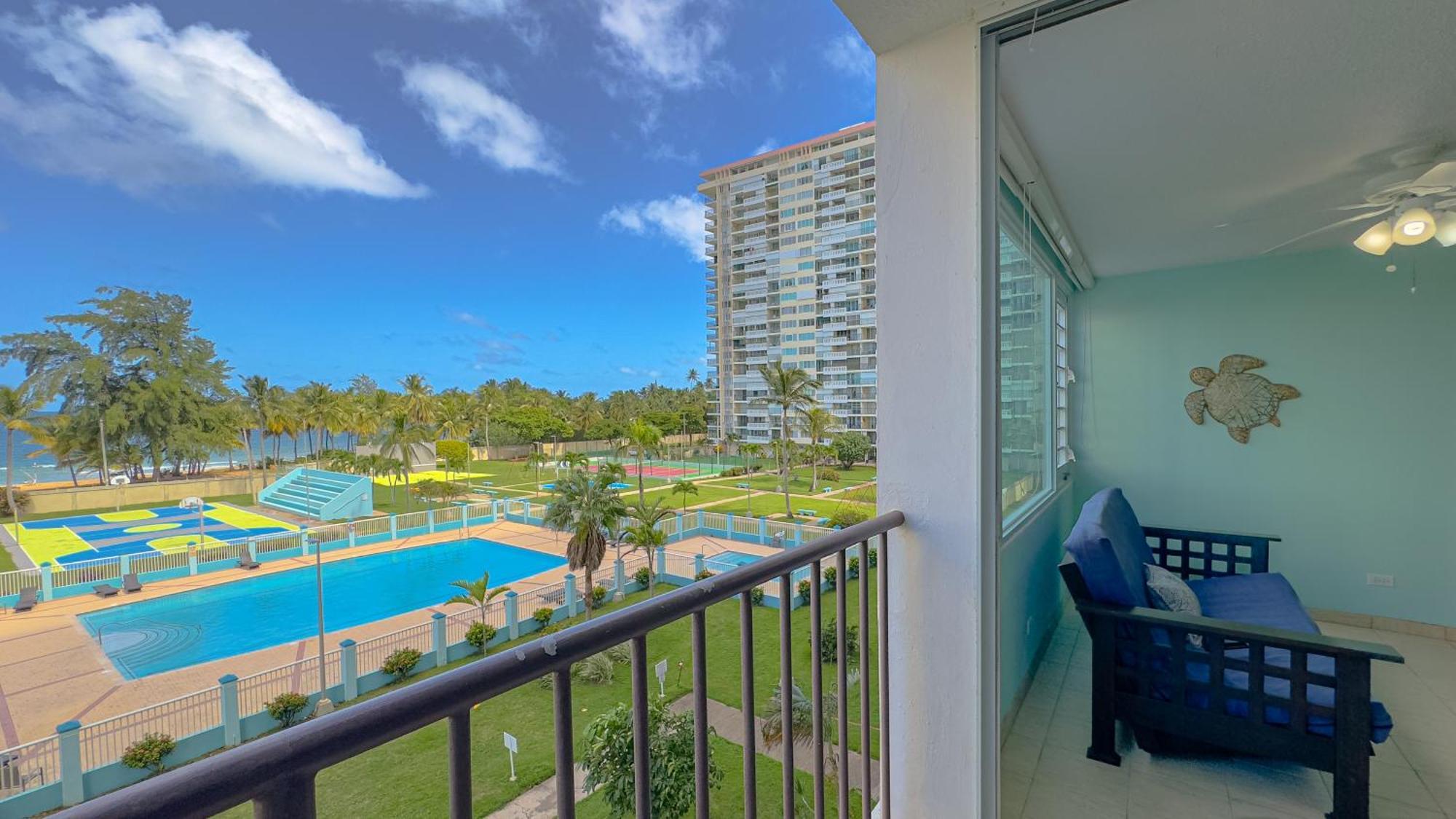 Moana'S Beach Apartment In Luquillo Pr Beach View Exteriör bild
