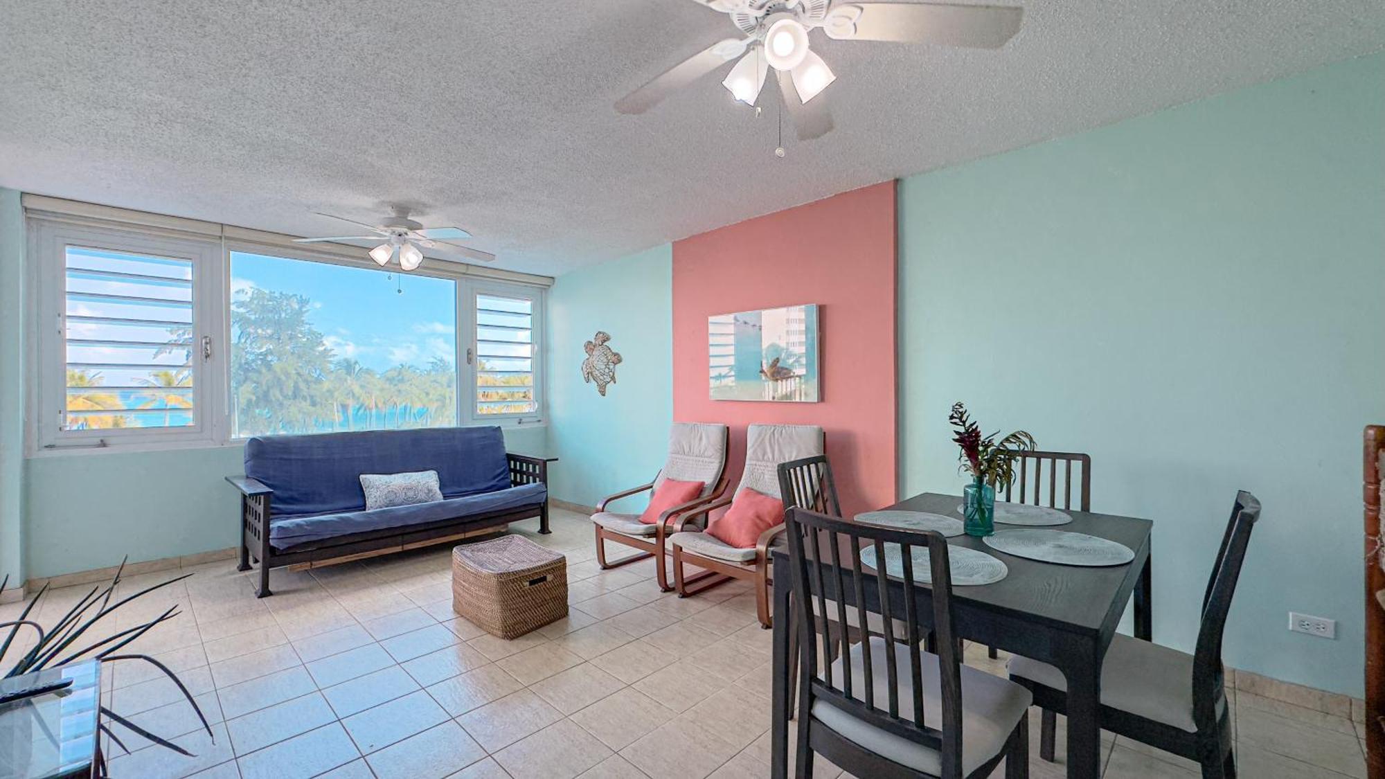 Moana'S Beach Apartment In Luquillo Pr Beach View Exteriör bild